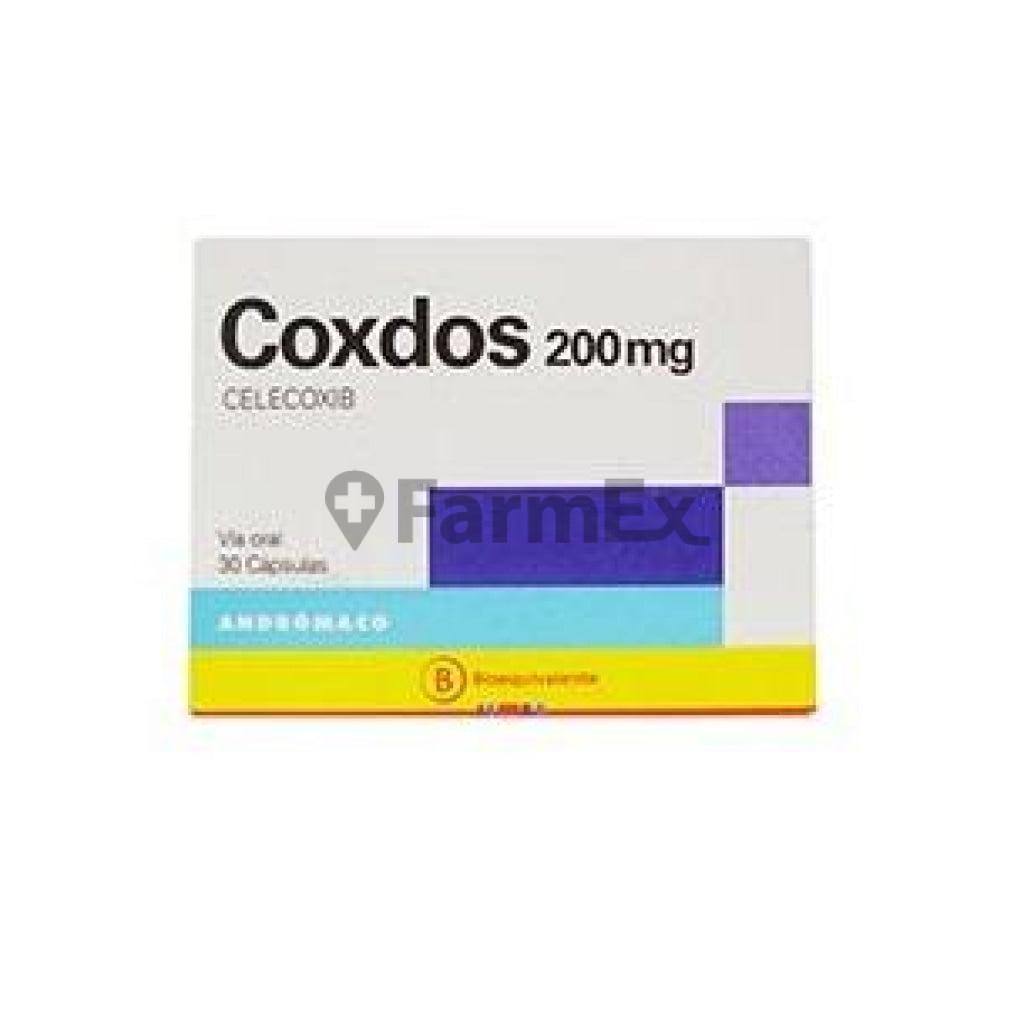 Coxdos 200 mg x 30 capsulas. ANDROMACO
